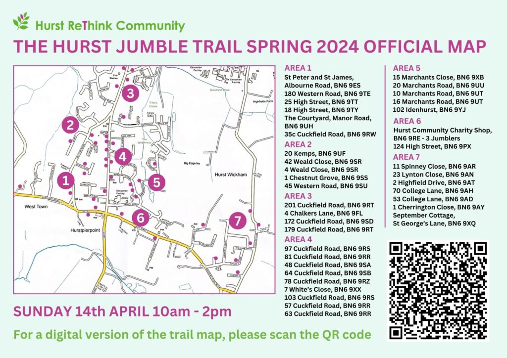 Hurst Jumble Trail map 2024